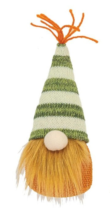 Sunflower Stripe Gnome Ornament