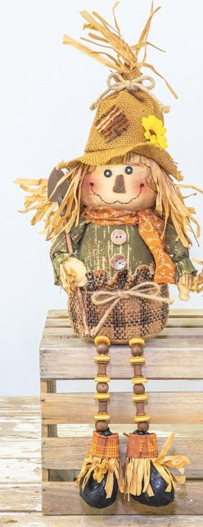 Farm Harvest Button Leg Scarecrow Boy