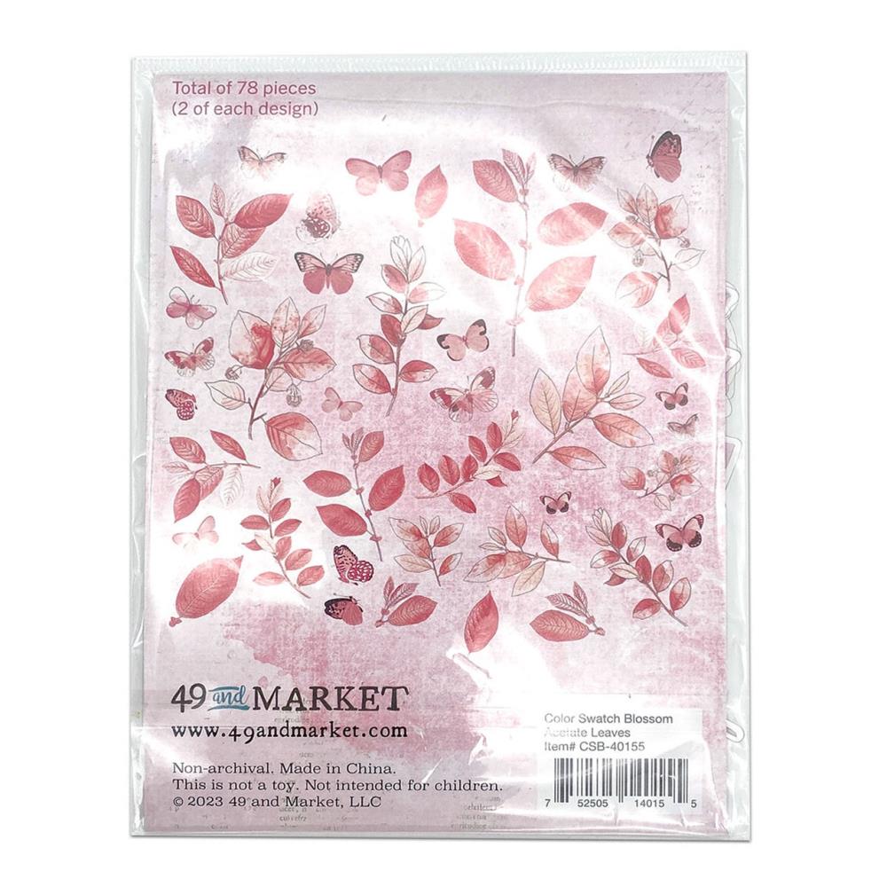 49 and Market Color Swatch Acetate Leaves - Blossom