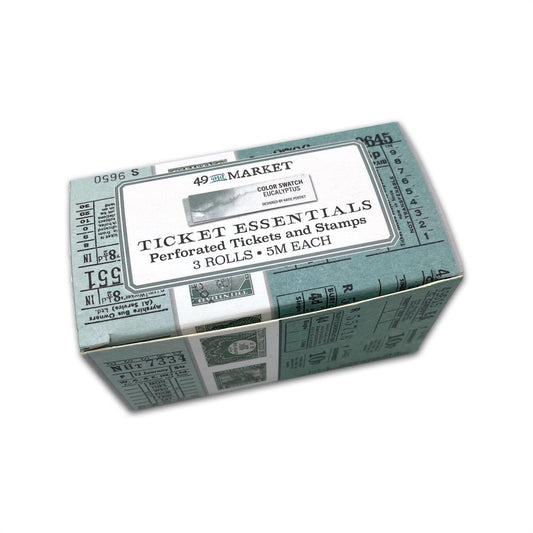 49 and Market Color Swatch Eucalyptus Tickets Stickers