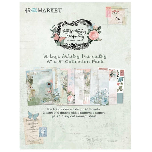 49 and Market Vintage Artistry Tranquility Paper Pak