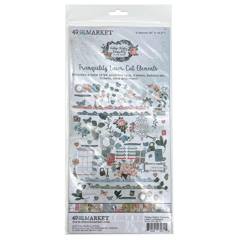 49 and Market Vintage Artistry Tranquil Laser Cut Elements