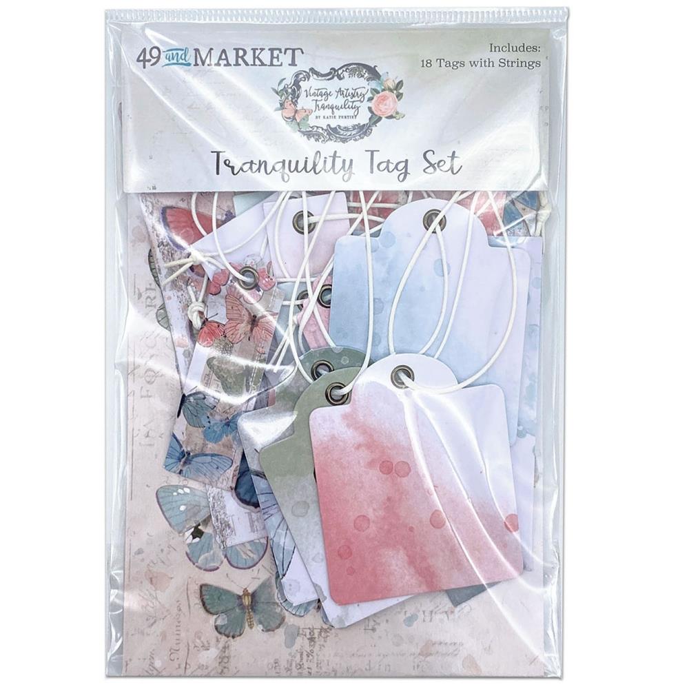 Vintage Artistry Tranquility Tag Set - 49 and Market