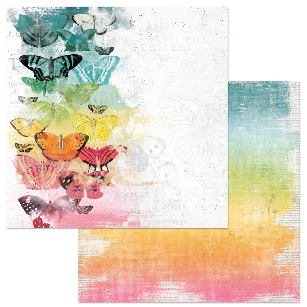49 and Market Spectrum Sherbert Butterfly Flight Paper