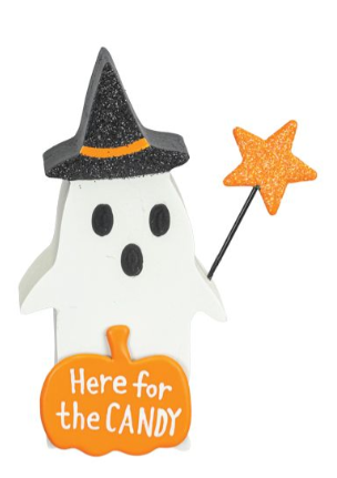 Here For The Candy Petite Witch Halloween Figure