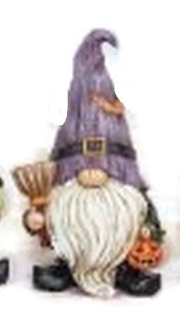 Halloween Toady Witch Gnome Figure