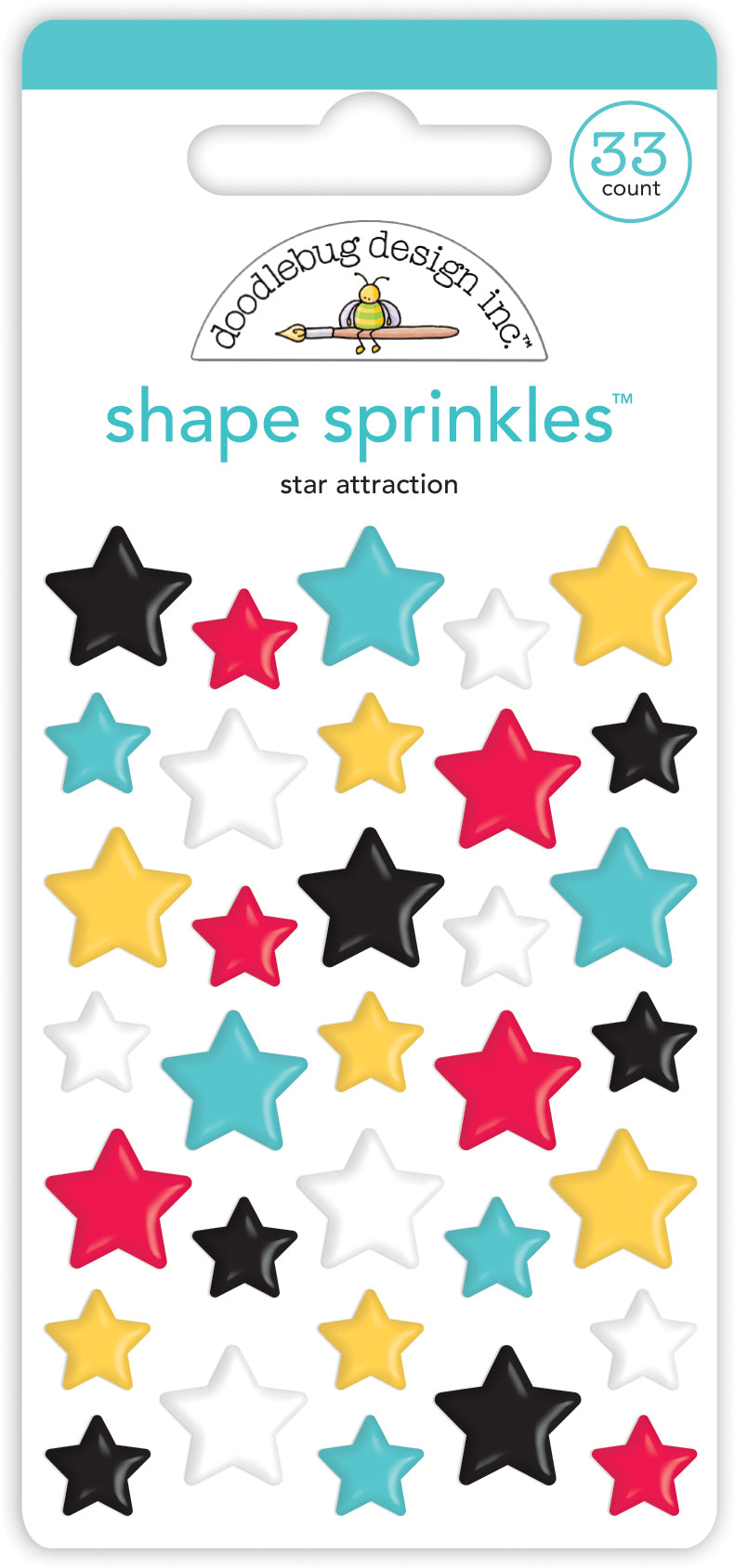 Star Attraction Shape Sprinkles Stickers