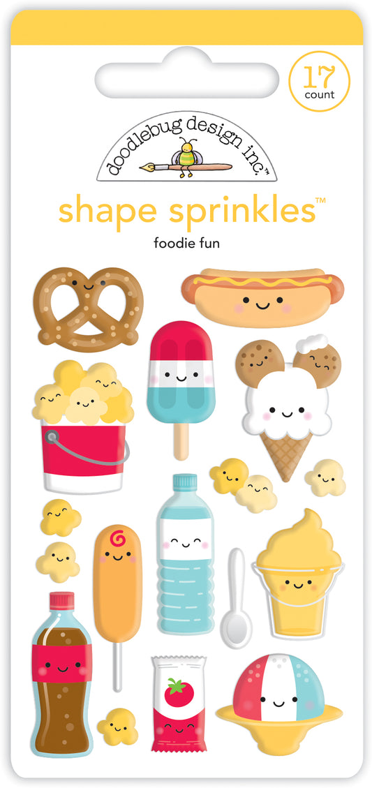 Fun at the Park - Foodie Fun Shape Sprinkles Stickers