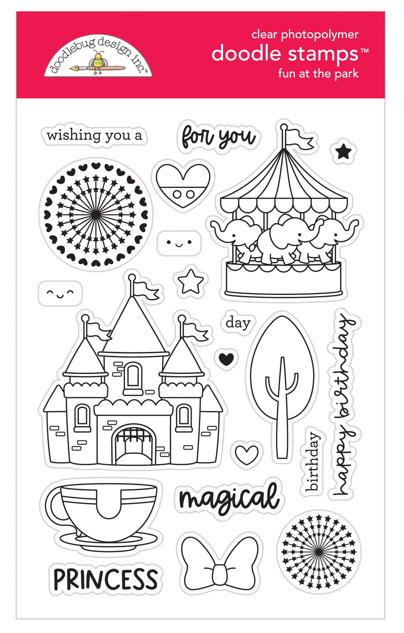 Fun at the Park Clear Stamps by Doodlebug