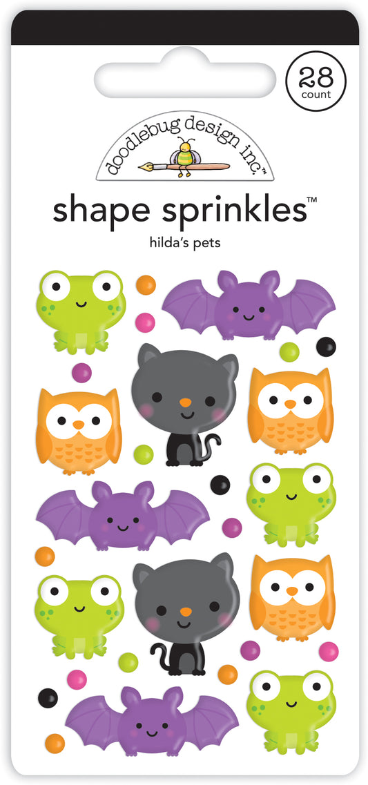 Doodlebug Hilda's Pets Shape Sprinkles