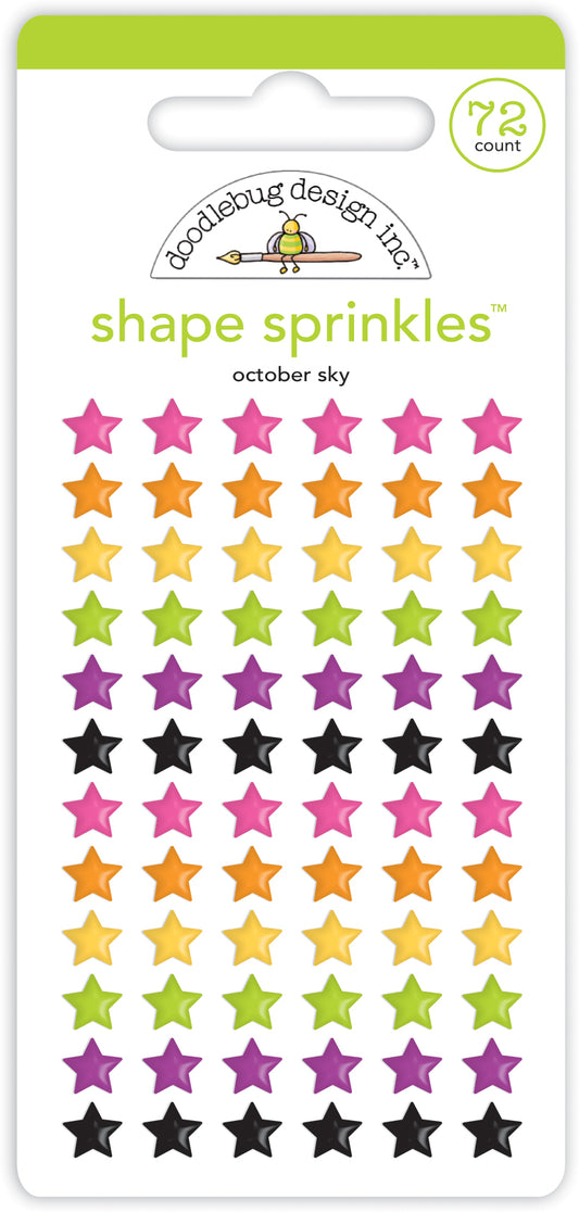 October Sky Star Shape Sprinkles by doodlebug