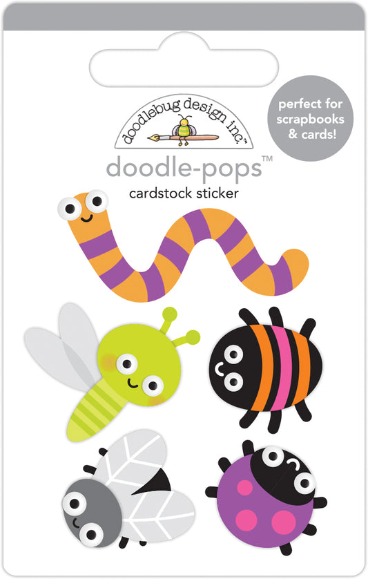 Happy Haunting - Bug-a-Boos Doodle Pops 3d Stickers