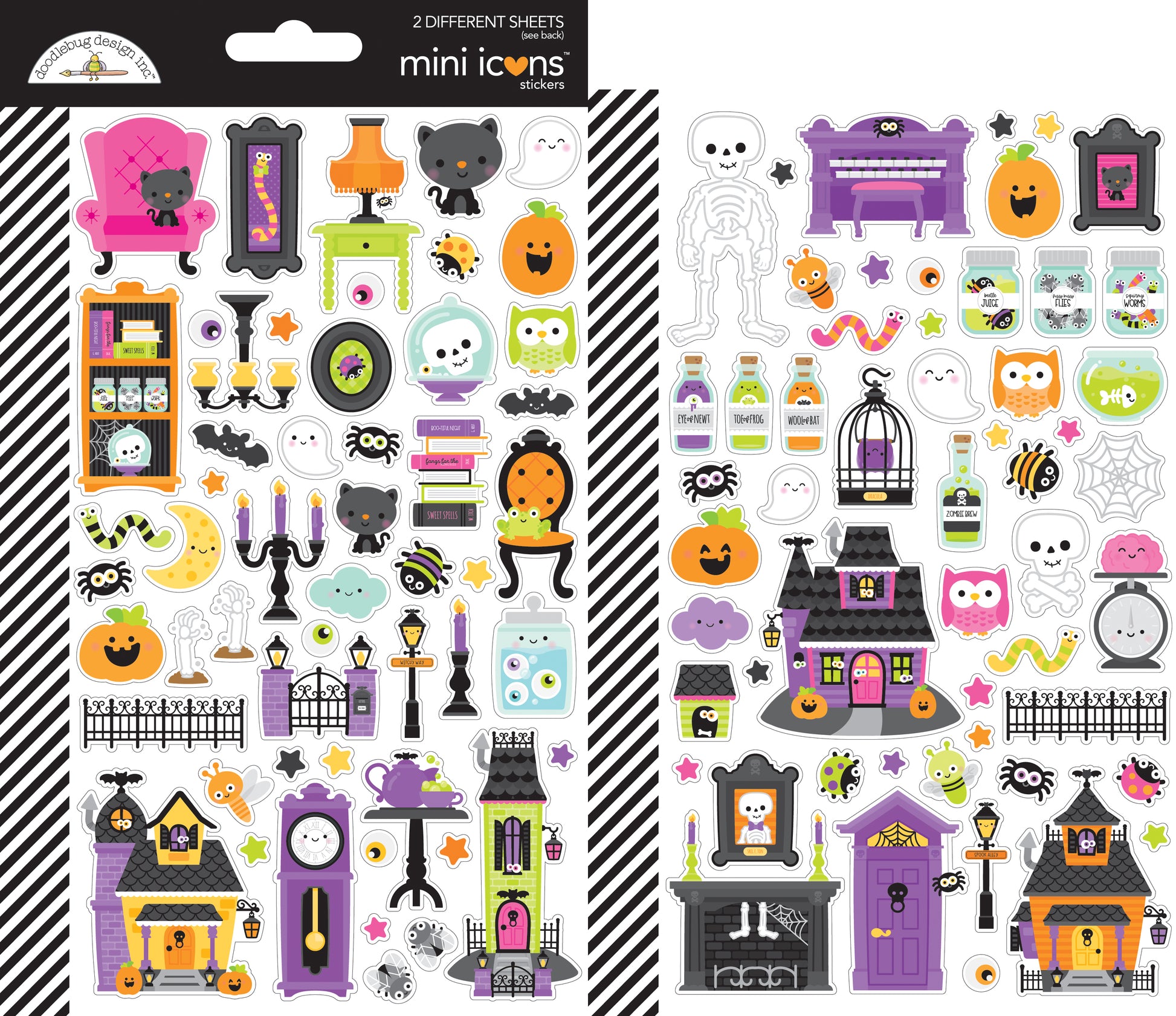 Happy Haunting Mini Icons Halloween Stickers by Doodlebug Designs