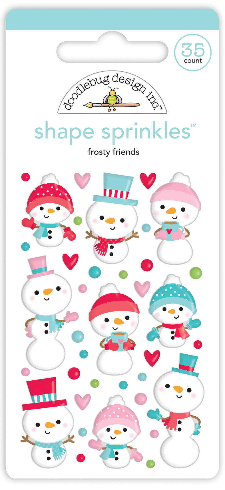 Frosty Friends Shape Sprinkles by Doodlebug Designs
