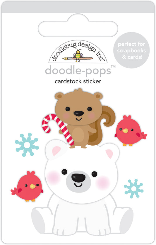 Polar Pals Doodle Pops 3d Sticker