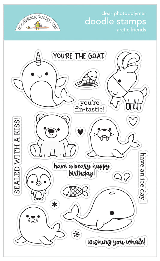 Doodlebug Designs Arctic Friends Stamps