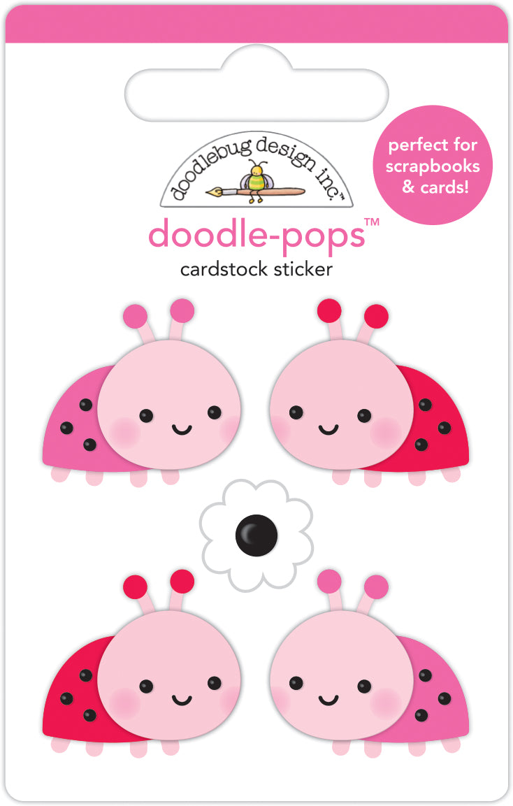 Hug Bugs - All My Love Doodle Pops Stickers