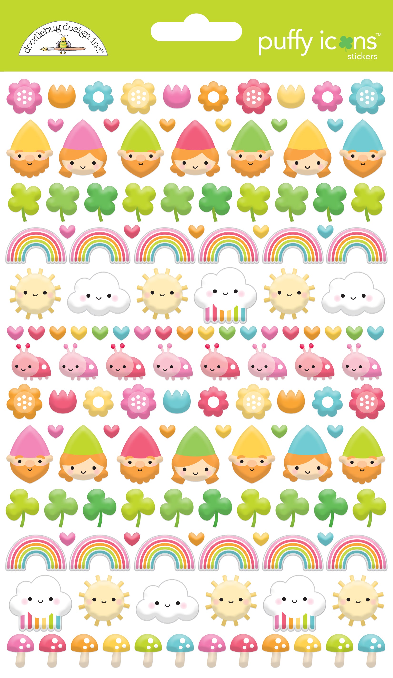 Over the Rainbow St Patricks Day Stickers
