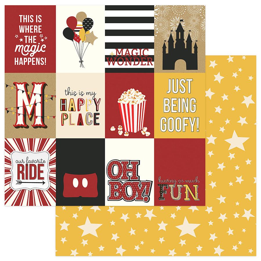 Day at the park 3x4 Cards Scrapbook Paper
