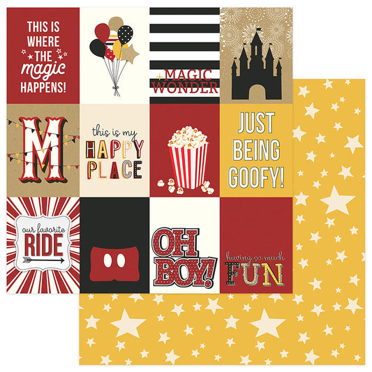 Day at the park 3x4 Cards Scrapbook Paper