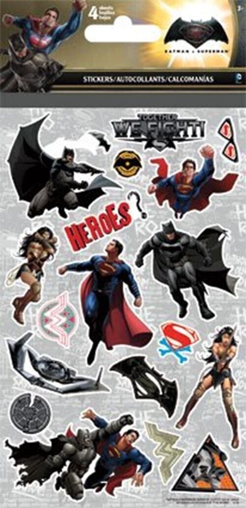 Batman vs Superman Stickers
