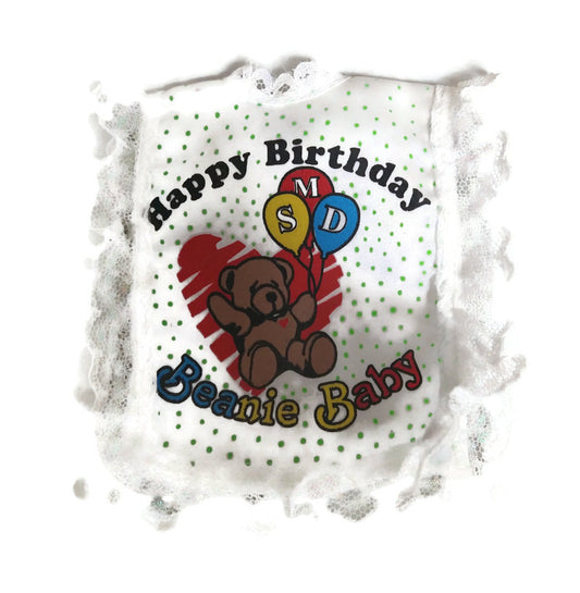 happy Birthday Beanie Baby Clothes Outfit
