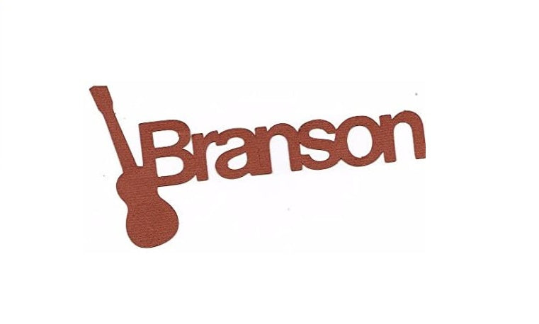 Branson Missouri Die Cut Scrapbook Title