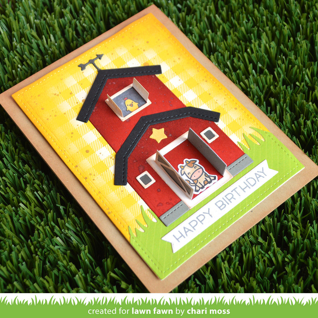 Lawn Fawn Build a Barn