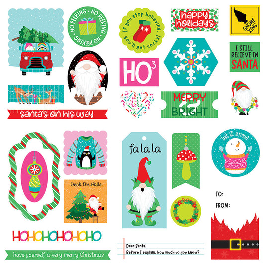 Tulla & Norbert's Christmas Party Ephemera Die Cuts