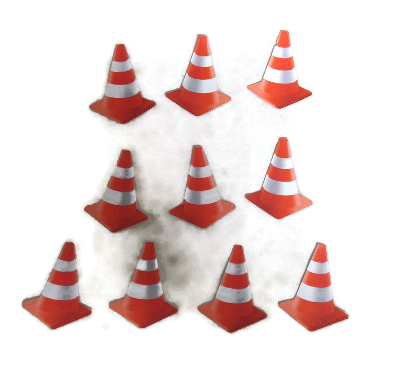 Traffic Cone Construction Die Cuts