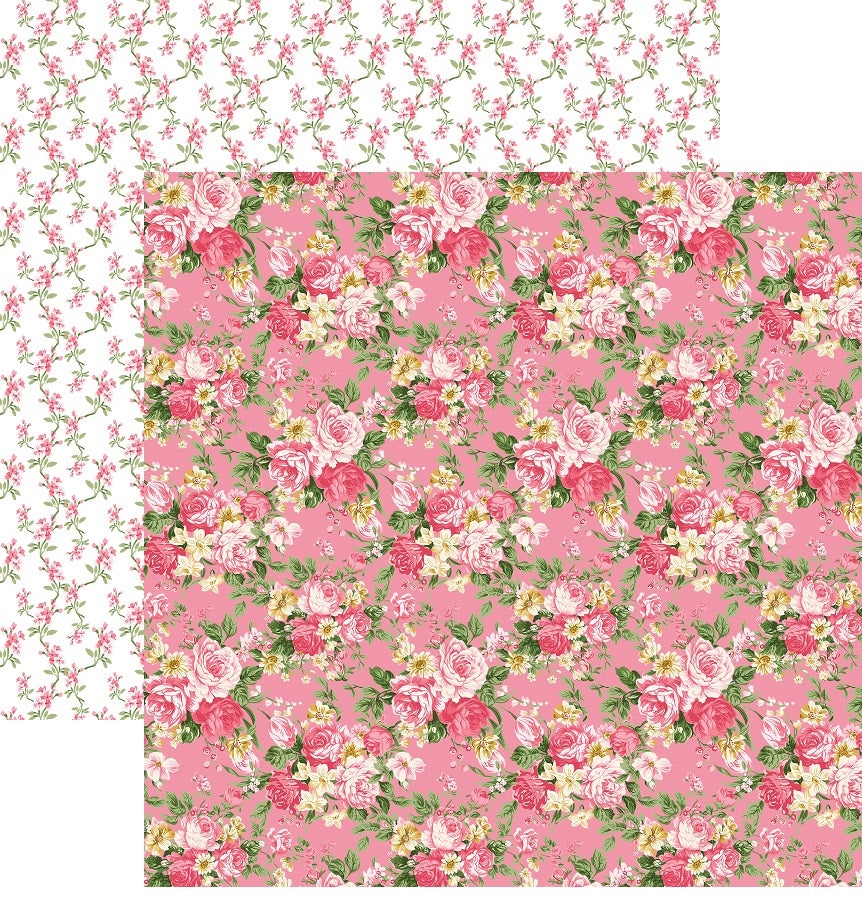 Coral Gardens Floral Paper Style #6