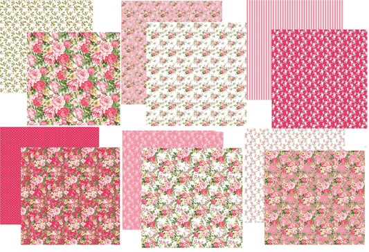 Coral Gardens Scrapbook Paper