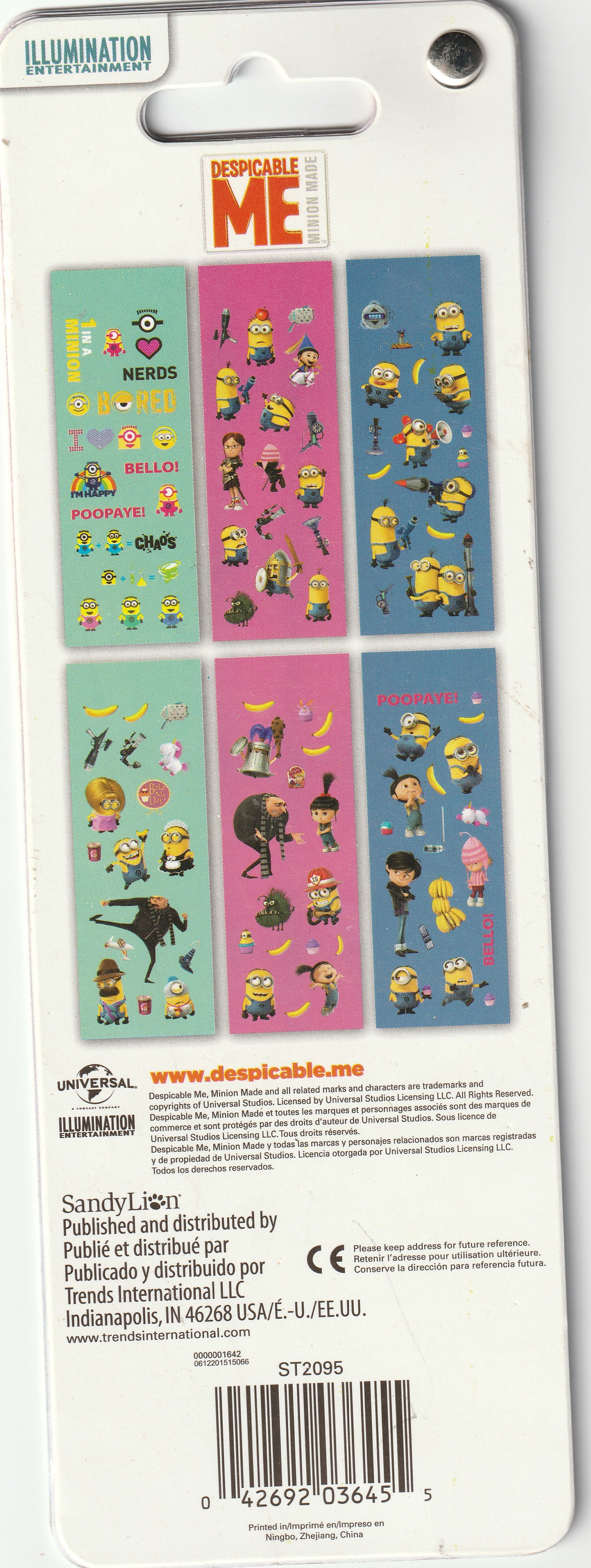 Amscan Sticker Book Despicable Me