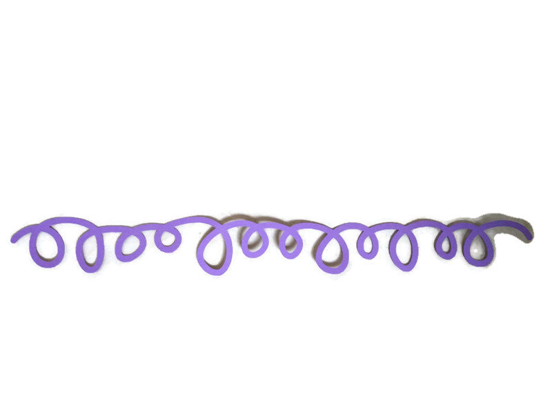 Puple Loop Border Doodle Loop Border Die Cut - Choose Color – Country Croppers
