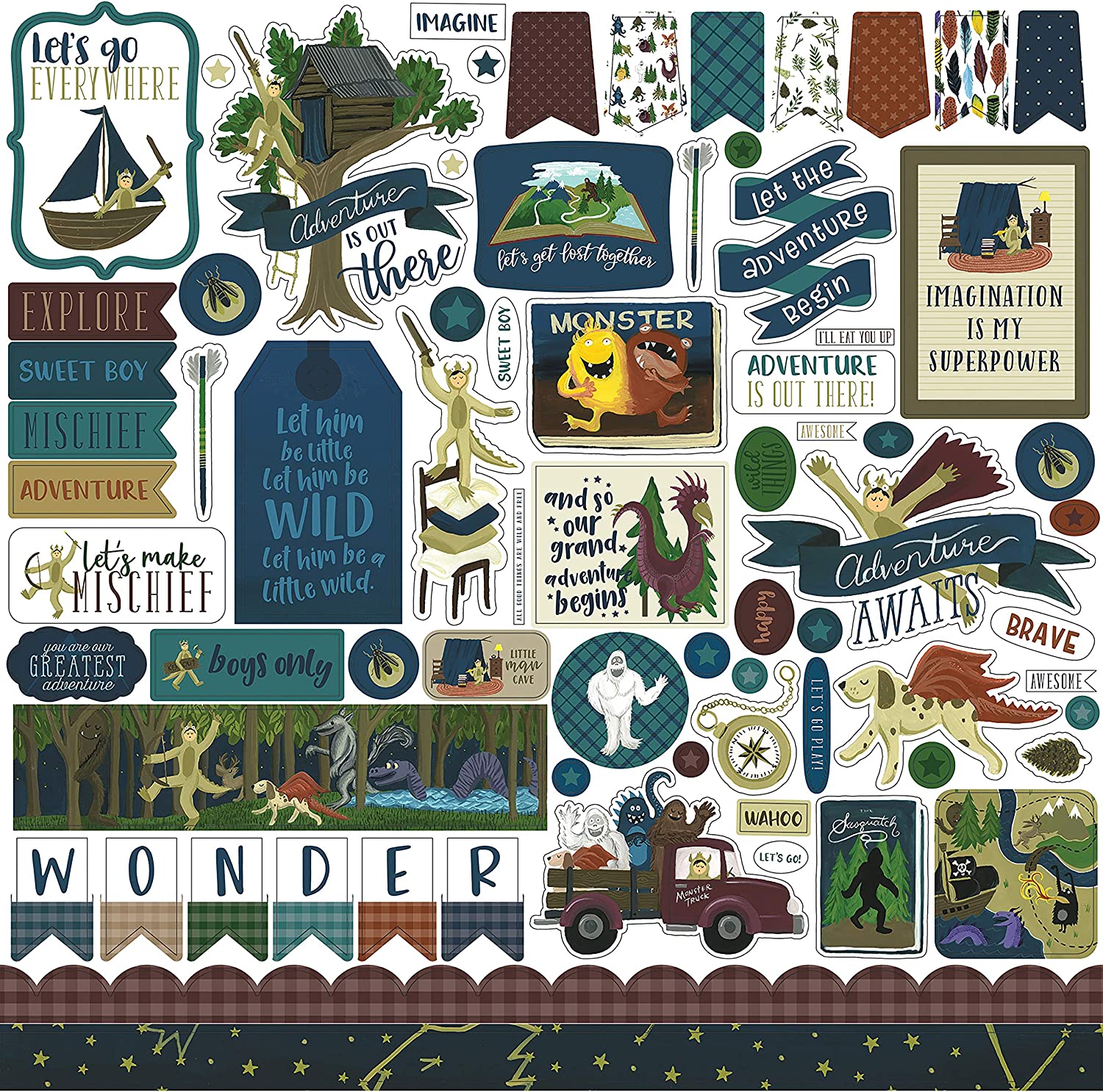 Adventure Awaits Element Sticker – Country Croppers
