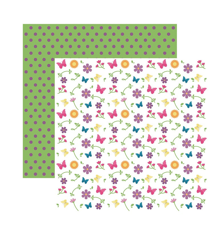 Encanto Enchantment Small Butterfly Scrapbook Paper