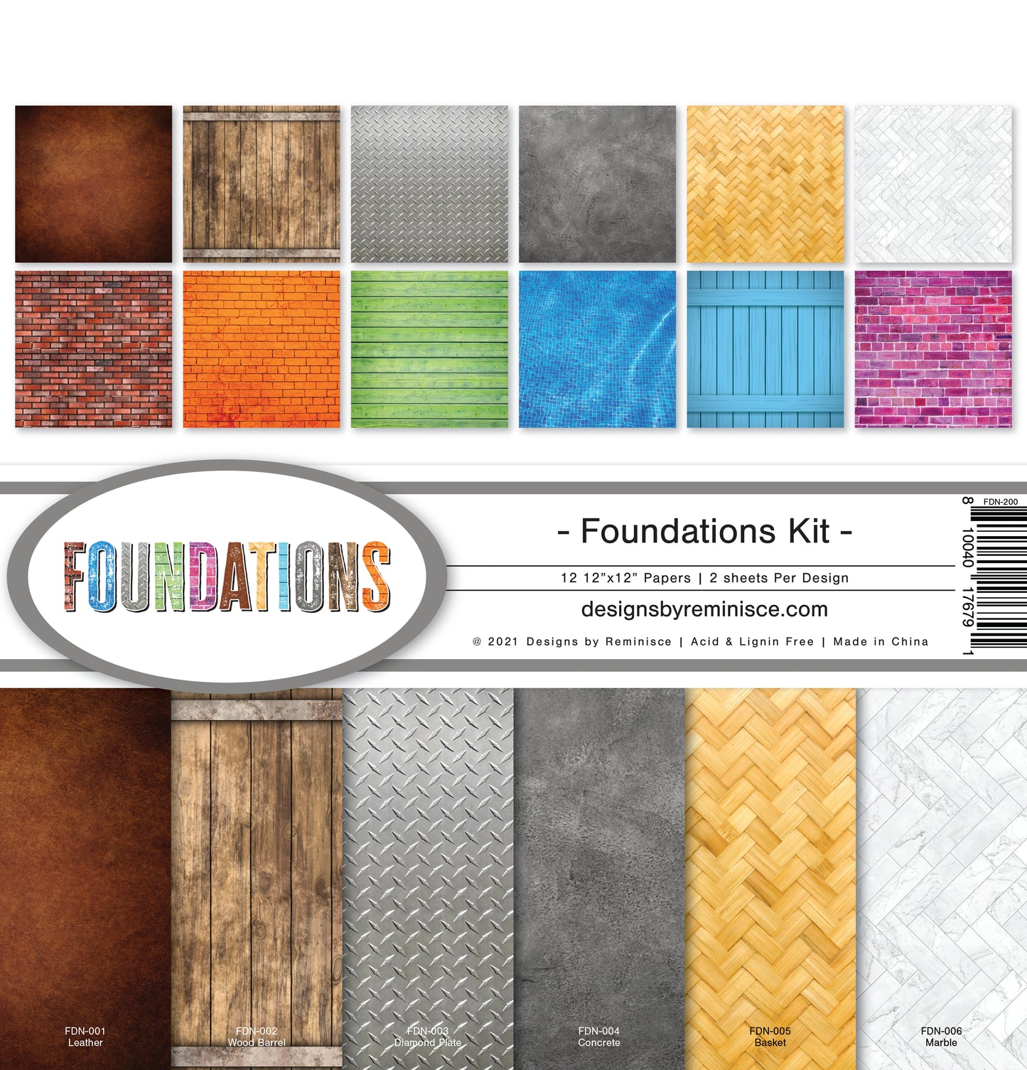 Foundations 6x6 Scrapbook Paper Pad by Reminisce