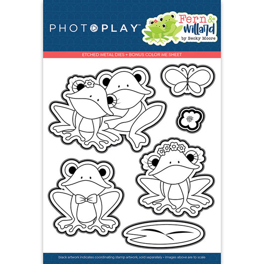 Fern and Willard Frogs Stamps and Dies Set