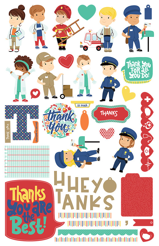 First Responders Ephemera Kit by Photo Play