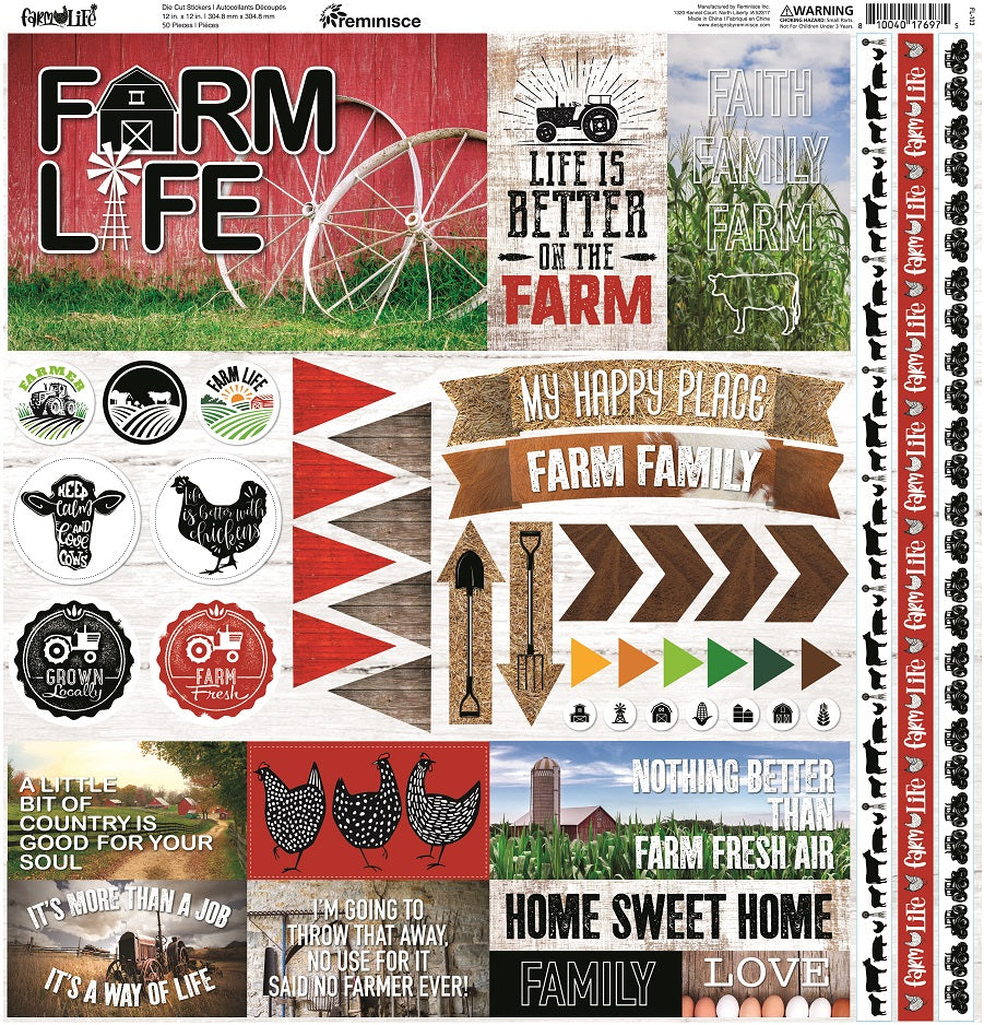 Farm Life Stickers by Reminisce