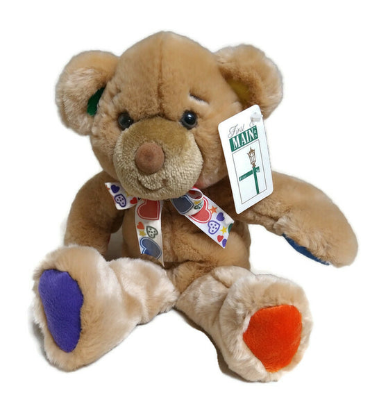 First and Main Chuckles Rainbow Bear