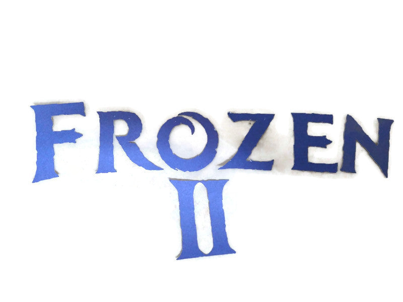 Frozen II Die Cut Letters