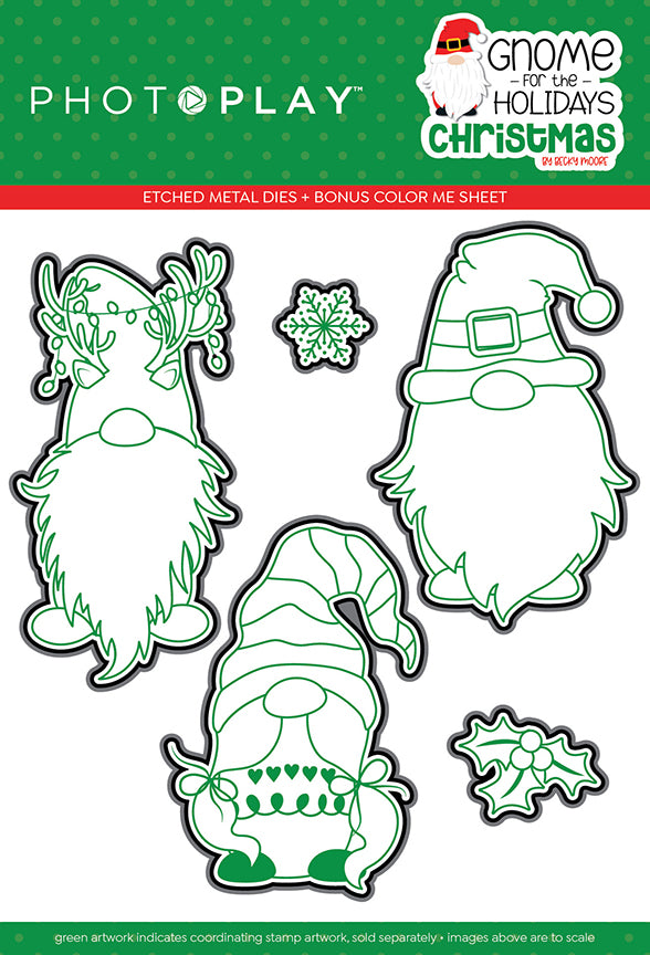Gnomes for Christmas Cutting Dies