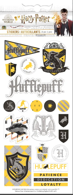Harry Potter Huffelpuff Enamel Stickers