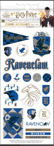 Harry Potter Ravenclaw House Enamel Stickers