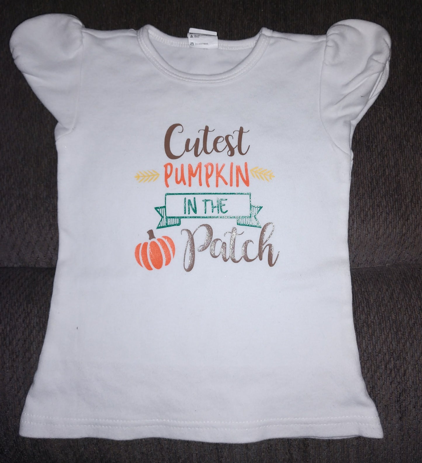 Cutest Pumpkin in the Patch Toddler Child Fitted TShirt