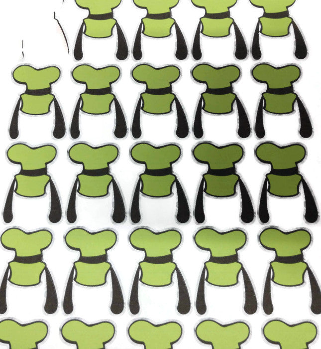 Goofy Hat Ears Stickers - 25 Pieces