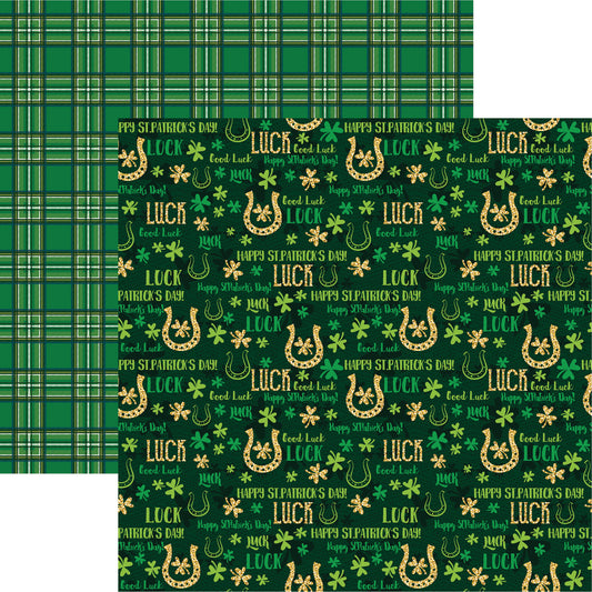 Lucky - Irish Luck Scrapbook Paper by Reminisce