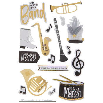 I'm With the Band Stickers Set
