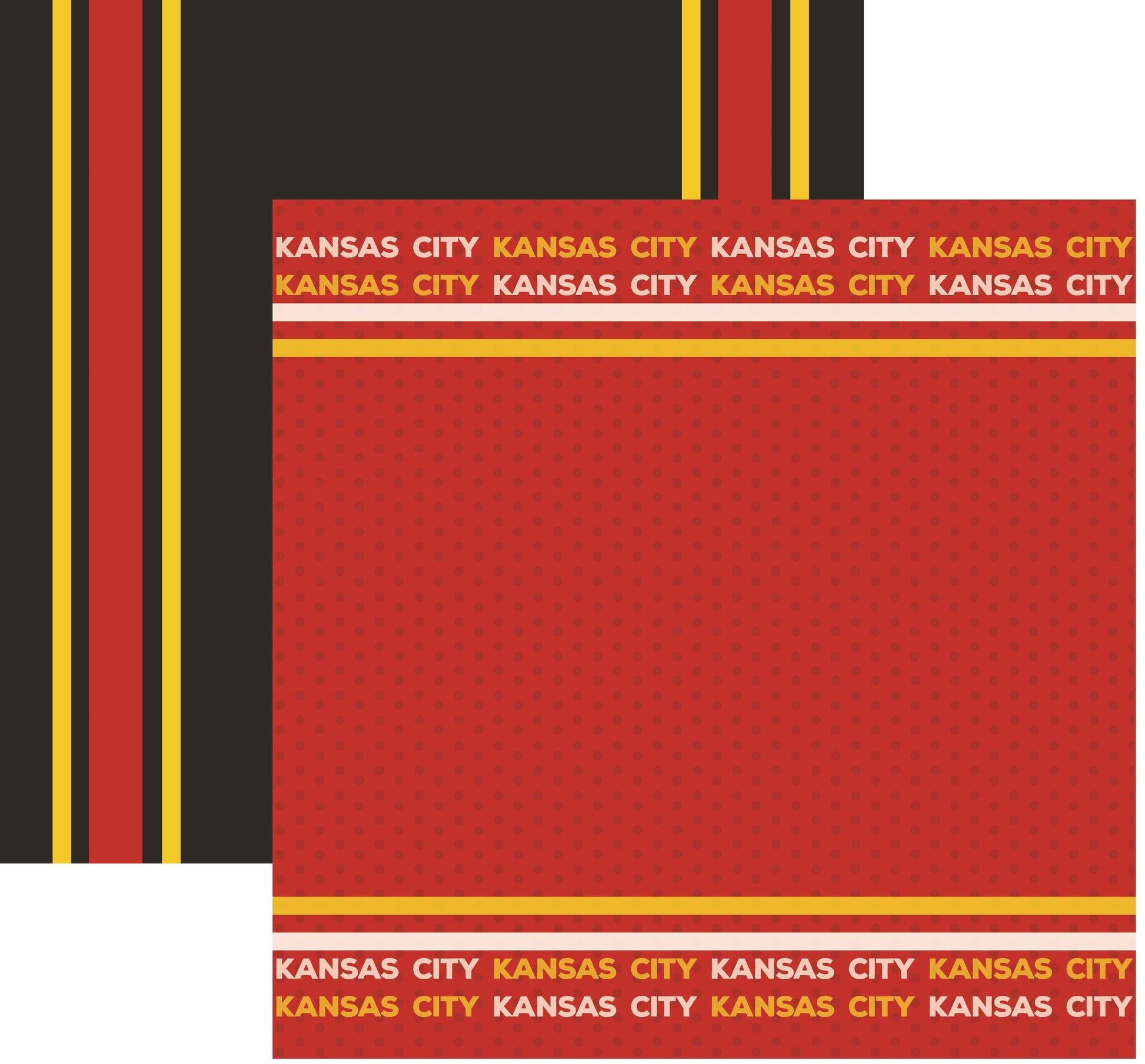 Kansas City Chiefs Scrapbook Paper